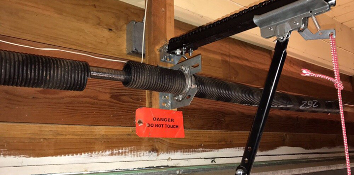 Garage door spring repair Racine County